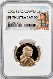 2008 S Sacagawea Dollar NGC PF70💥FLAWLESS QUALITY💥 - Picture 1 of 2
