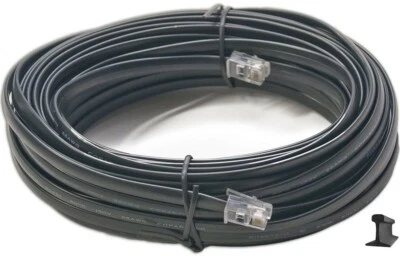 Digitrax LNC501 ~ 50 Foot LocoNet Cable ~ Single ~ With End Connectors Installed - Image 1 of 2
