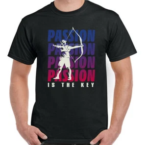 Archery T-Shirt Mens Funny Archer Bow And Arrow Target Crossbow Kit Passion - Picture 1 of 2