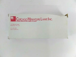 Pack of 10 Chicago Miniature Lamp Inc 2232 18W S8 28V Bulbs New NOS - Picture 1 of 4