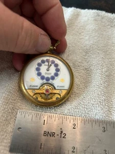 Orologio da tasca svizzero Hebdomas antico Arnex 15 Jewel 8 giorni - Foto 1 di 9