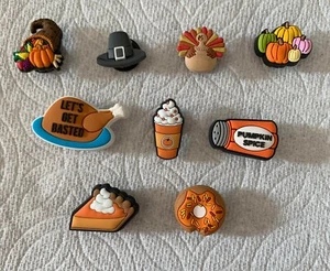 THANKSGIVING JIBBITZ PUMPKIN PIE JIBBITZ TURKEY JIBBITZ CORNUCOPIA PUMPKIN SPICE - Picture 1 of 10
