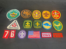Vintage Boy Scout Patches Lot Of 16 Small Patches
