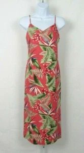 NWOT VTG 1990s LA CABANA SIZE SMALL FLORAL DRESS SLEEVELESS RAYON NEVER WORN - Picture 1 of 12