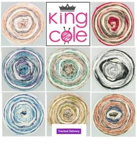 King Cole Harvest Dk 150g Cake Yarn Knit Crochet 3 Fold 10% Alpaca - Picture 1 of 15