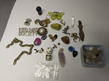 Large Vintage Lots Of Used  Gems ,Jewelry, & Junk One Sterling