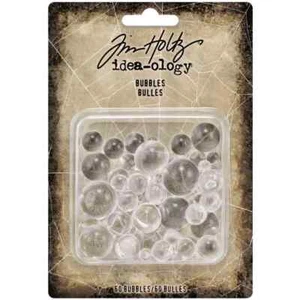 Tim Holtz Idea-ology BUBBLLES Halloween Embellishments 60pcs TH94180 - Picture 1 of 2