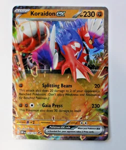 Koraidon ex 124/197 SV03: Obsidian Flames Holo - Picture 1 of 7