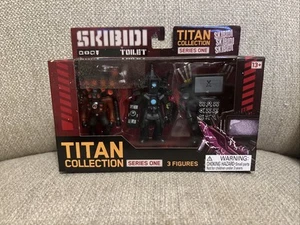 NEW 2025 SKIBIDI Toilet Titan All-EPIC Collectibles Exclusive Figures 3-Pack - Picture 1 of 2