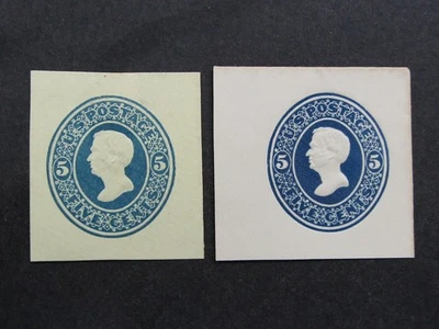 nystamps US Cut Square Stamp # U172 U173 Mint H         N21x4230 - Image 1 of 2