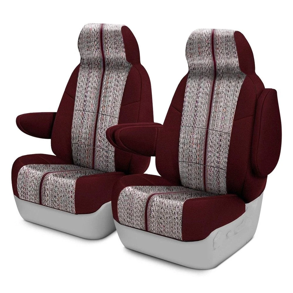 For Volvo S80 99-04 Coverking Saddle Blanket 1st Row Wine Custom Seat Covers Foto 1 de 4