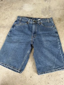 Vintage 90er Levi's 550 Denim Shorts Gr. 32” x 11” White Tab Made in USA - Bild 1 von 8