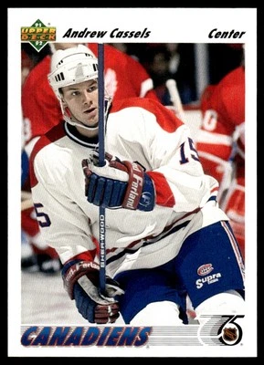 1991-92 Upper Deck Andrew Cassels Montreal Canadiens #379 - Image 1 of 2