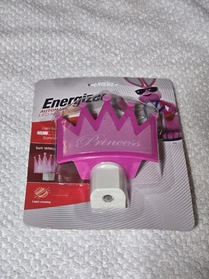 Energizer Pink Princess Crown Light Sensing Night Light - Image 1 of 4