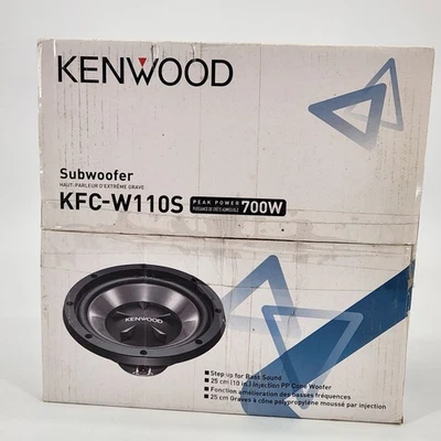 Kenwood KFC-W110S subwoofer 10-inch subwoofer with a peak power of 700 - Image 1 of 3