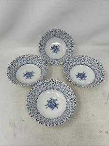 4 Johnson Bros Rose Bouquet Transfer Ware  Fruit/Berry Bowls 5.25” - Picture 1 of 9