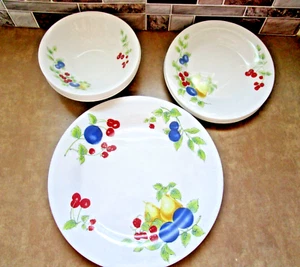 Martha Stewart Everyday Retired Fruit Design Dinnerware Set France Service For 4 - Bild 1 von 8