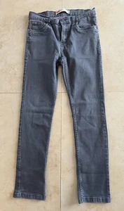 Levi's 512 Jeans Youth Size 14 Regular Boys Slim Taper Gray Wash Denim - Picture 1 of 6