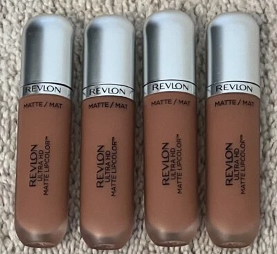 Pack Of 4 Revlon Ultra HD Matte Lipcolor, Velvety Lightweight Matte Liquid 630 - Image 1 of 4