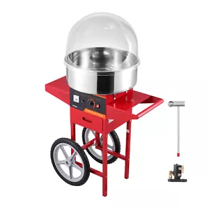 VEVOR Kommerzielle Zuckerwattemaschine Wagenabdeckung Zuckerwattemaschine Rot - Bild 1 von 12