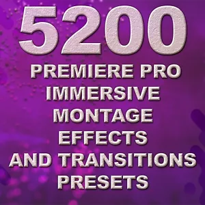 5200+ Drag and Drop Transitions and Effects Pack for Premiere Pro - Picture 1 of 1