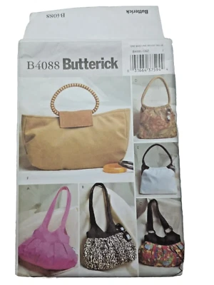 Butterick B4088 Purses and Handbags Sewing Pattern New - Image 1 of 4