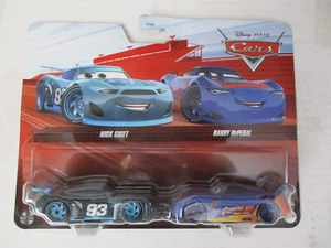 Disney Pixar Cars Nick Swift Barry DePedal 2 Pack New Card Metal - Picture 1 of 4