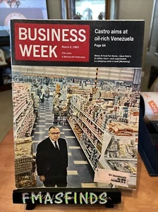 E4 1963 LOUIS STEIN FOOD FAIR STORES March 2 Business Week Magazine  - Picture 1 of 2