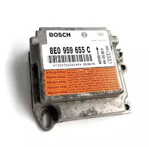 02-05 AUDI A4 S4 B6 - SRS Computer Control Module OEM Genuine - 8E0 959 655 C - Picture 1 of 7