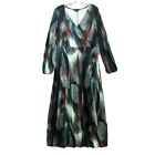 Bodyflirt Maxi Dress Size Small S Psychedelic Abstract Surplus Multicolor