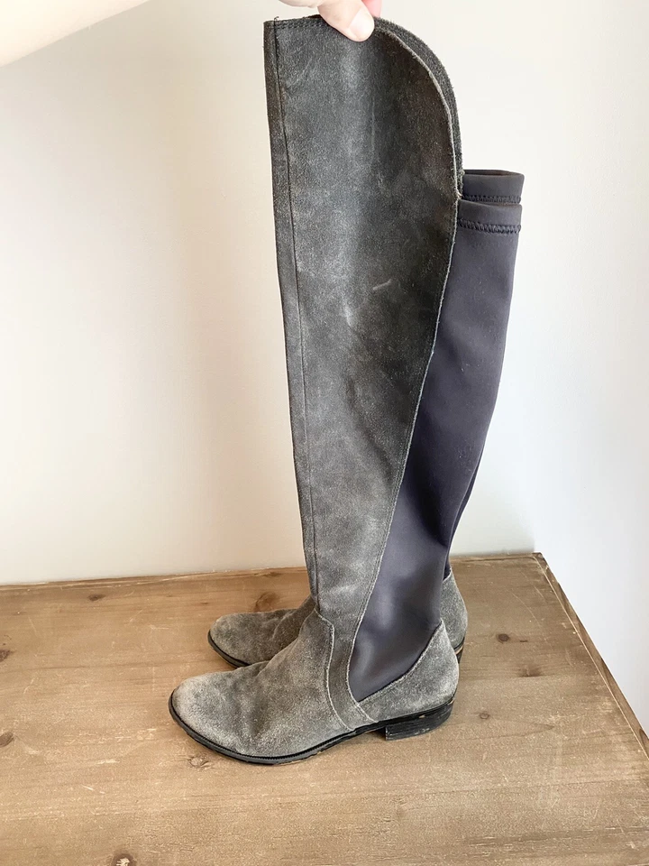 Botas de montar Corso Como hasta la rodilla gris talla 7 Foto 1 de 4