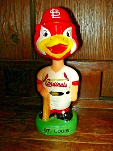 St Louis Cardinals Maskottchen Fredbird Wackelkopf - 1996 - TEI - TWINS - Bild 1 von 8