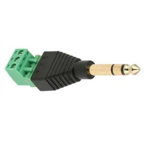 Quick assemble connect 1/4" 6.35 mm plug for CW Morse Code Straight Key Stereo - Afbeelding 1 van 6