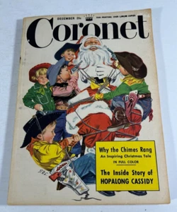 Coronet Magazine December 1950 Issue Alfred Hitchcock Hopalong Cassidy Great Ads - Picture 1 of 13