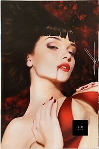 Vampirella: Year One #1 Carla Cohen Dark Red / Black Ground Virgin Variant RARE