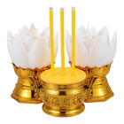 Lotusblumenlampe Buddhistische Lieferungen Nachtlicht Geführt Buddha-Lampe
