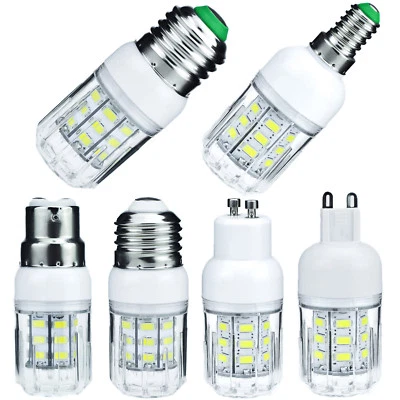 7W LED Corn Bulbs E27 B22 E14 G9 GU10 B22 5730 SMD Light DC 12V 24V 220V Lamps - Image 1 of 4