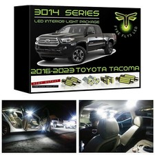 White LED interior lights kit package for 2016-2023 Toyota Tacoma 3014 SMD +Tool