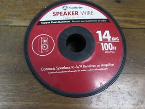 Altavoz estándar Southwire 100 pies 14 AWG cable de aluminio revestido de cobre - Imagen 1 de 6