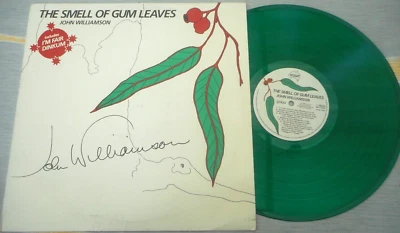 JOHN WILLIAMSON Signed /Autographed SMELL OF GUM LEAVES ~GREEN VINYL LP FreePost - image 1 of 3