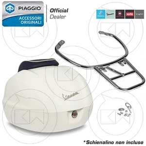 ORIGINAL PIAGGIO VESPA SPRING/SPRINT 32LT WHITE 544 TRUNK KIT 50 125 150 - Picture 1 of 2
