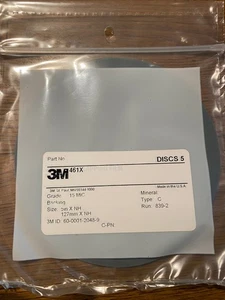 Papier à polir 3M 5 pcs Lapping film 15 mic type 461X NEUF - Photo 1/15