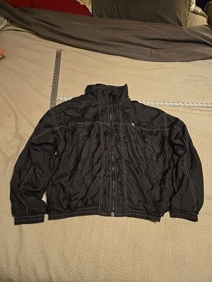 Givenchy Of Paris Black Nylon Joggers Jacket Sz Large - Image 1 of 4