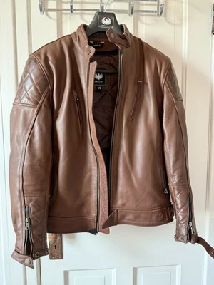 Chaqueta de cuero para motocicleta Merlin Wishaw D3O - Hombre’s 40 - Marrón - Ligeramente usada Foto 1 de 4