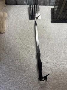 CUTCO 1707 Mango Marrón 19.75" Largo Ranurado Barbacoa Parrilla Espátula Giratoria Aleta - Imagen 1 de 14