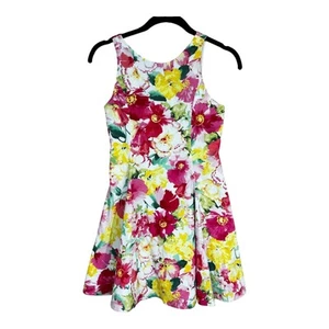 POLO Ralph Lauren Floral Sleeveless Cotton Dress GIRLS SIZE 12 - Picture 1 of 5