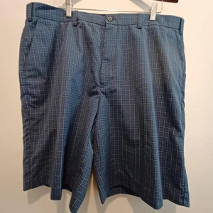 Izod Golf blau grün kariert Chino Shorts Herren 40 Sommer Y2K Country Club Outdoor - Bild 1 von 7