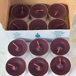 Retired PartyLite 12 Tealights Scent Raspberry Mulberry V0228 Unused - Picture 1 of 9