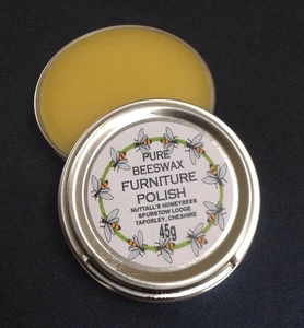 100% Pure Beeswax Natural Wax Wood & Leather Furniture Polish 45g min net wt - Picture 1 of 1
