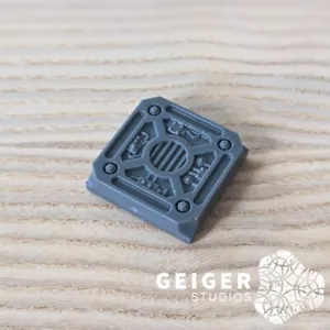 40k Kill Team Into the Dark Gallowdark Space Hulk Terrain Pillar Top (C) Bits - Foto 1 di 1
